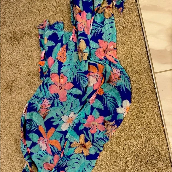Tori Richard Hawaii Dress and Sarong Size Large - Picture 3 of 3